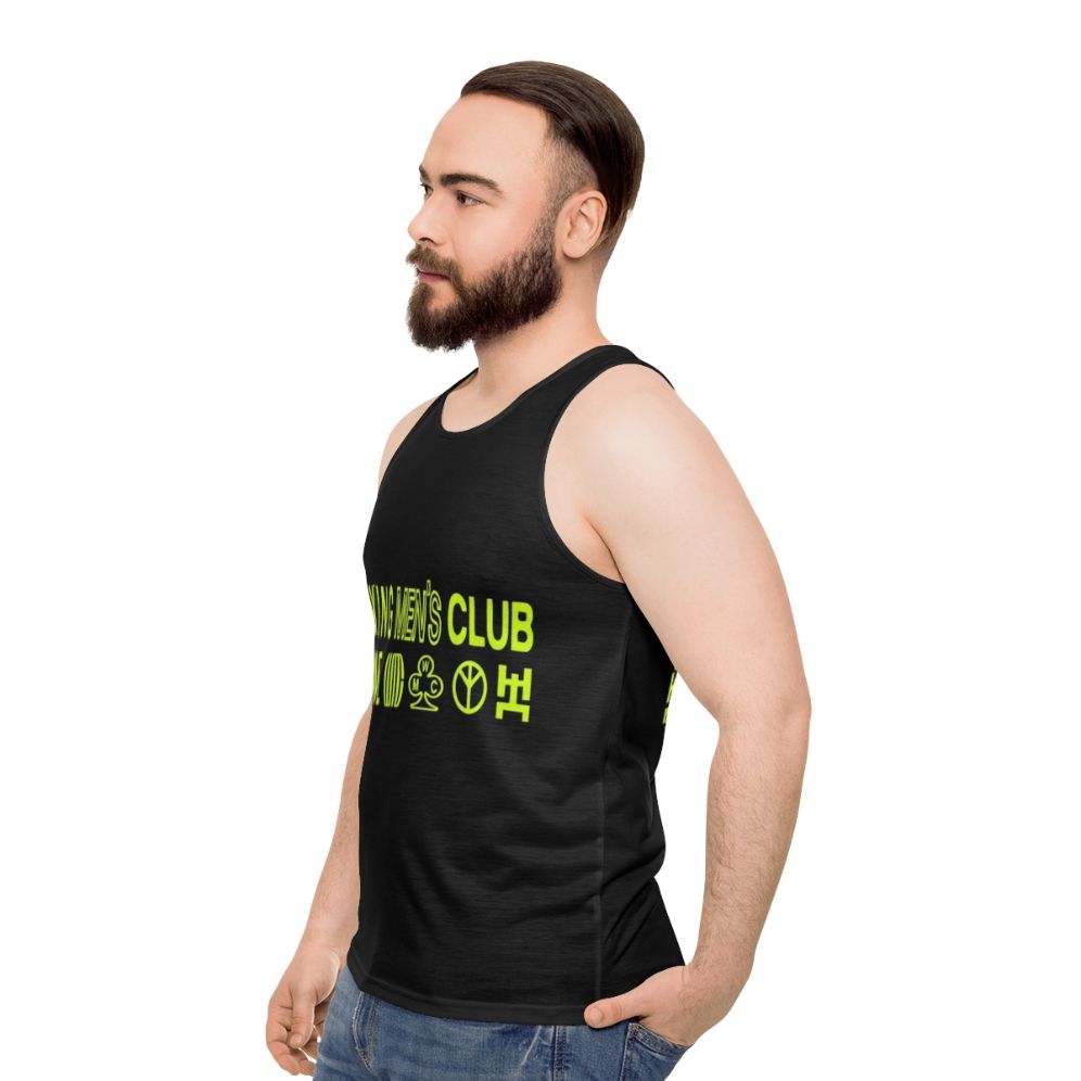 Indie Music Working Men's Club Unisex Tank Top - men side