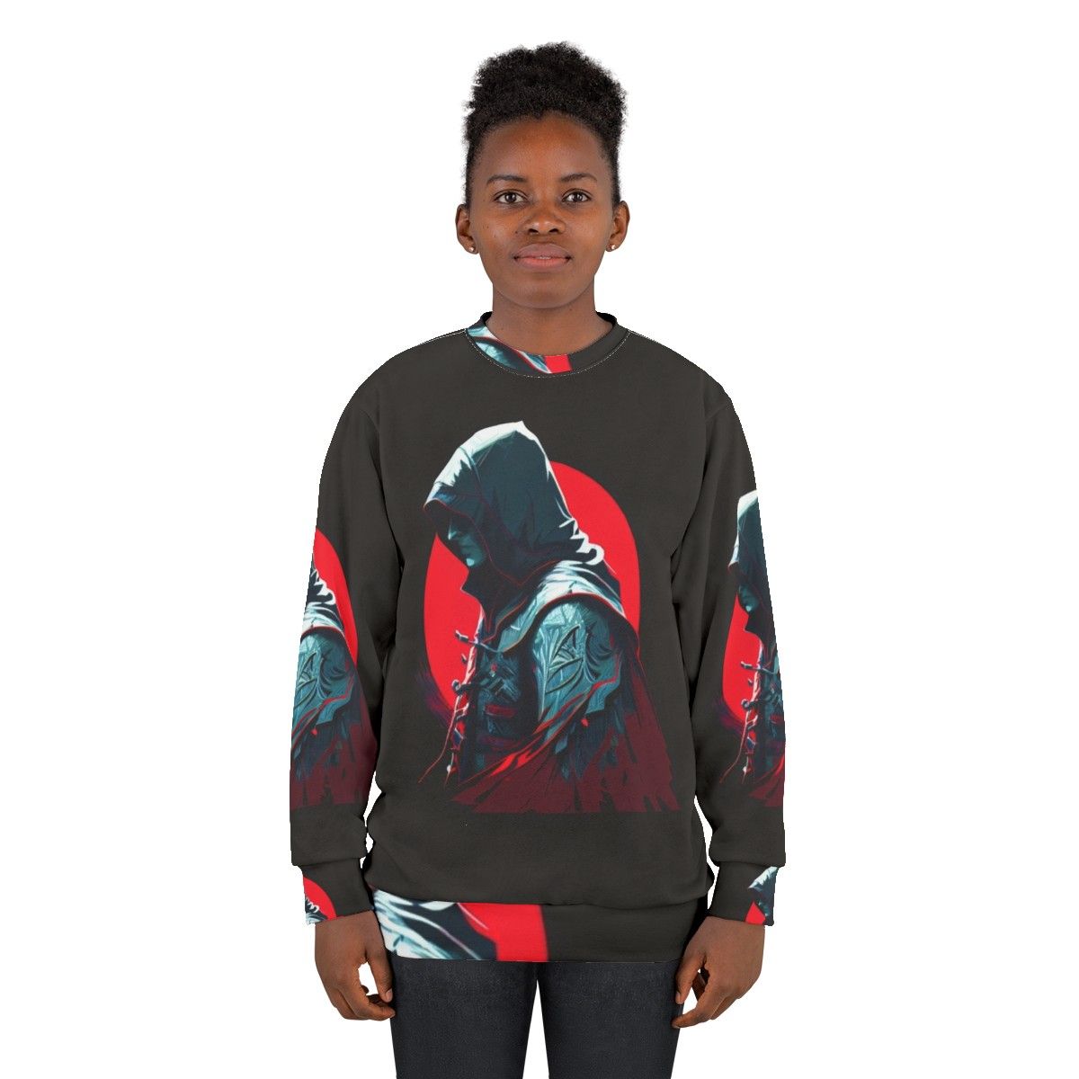 Assassins Creed Sweatshirt with Iconic Game Logo - women