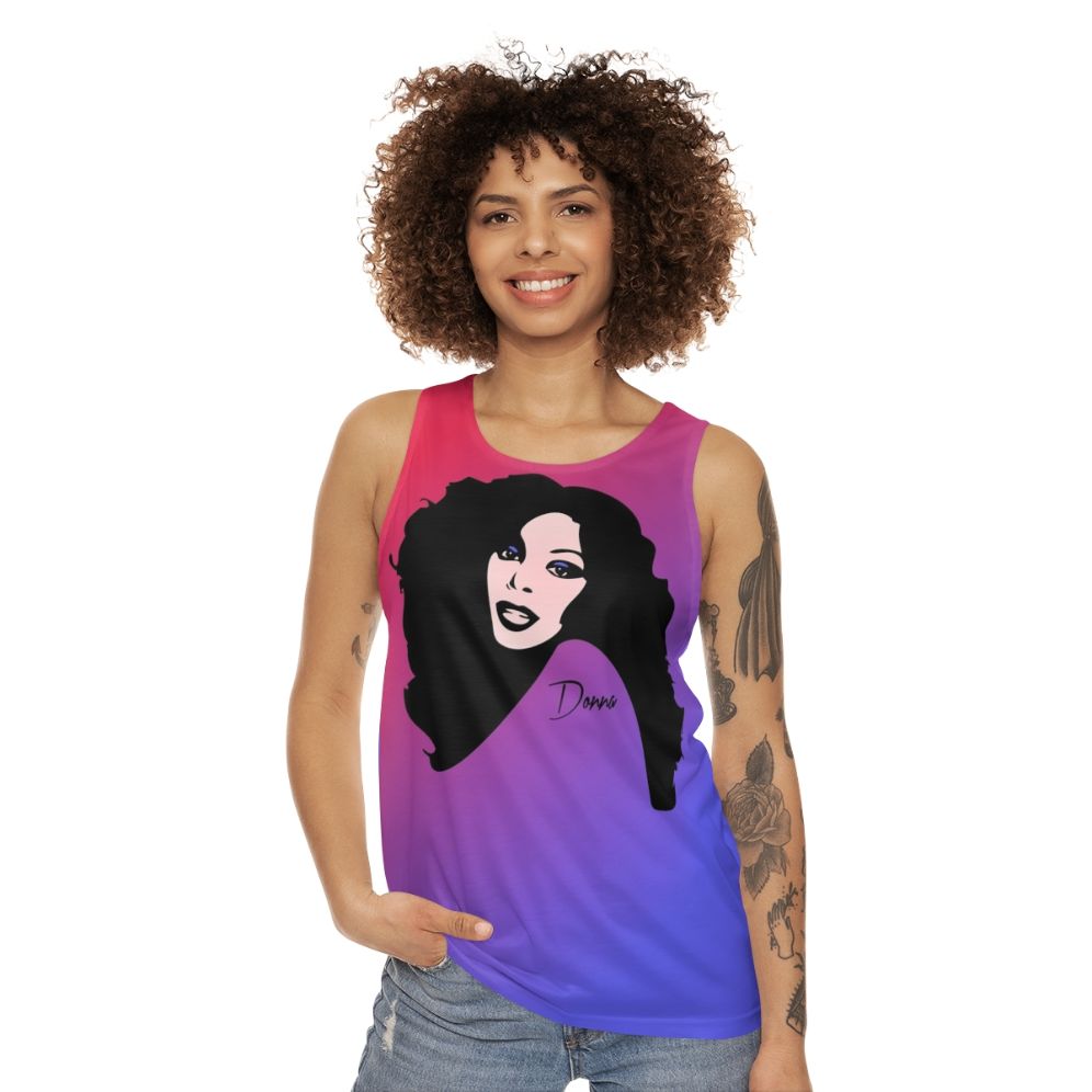 Donna Summer Pop Art Unisex Tank Top - women