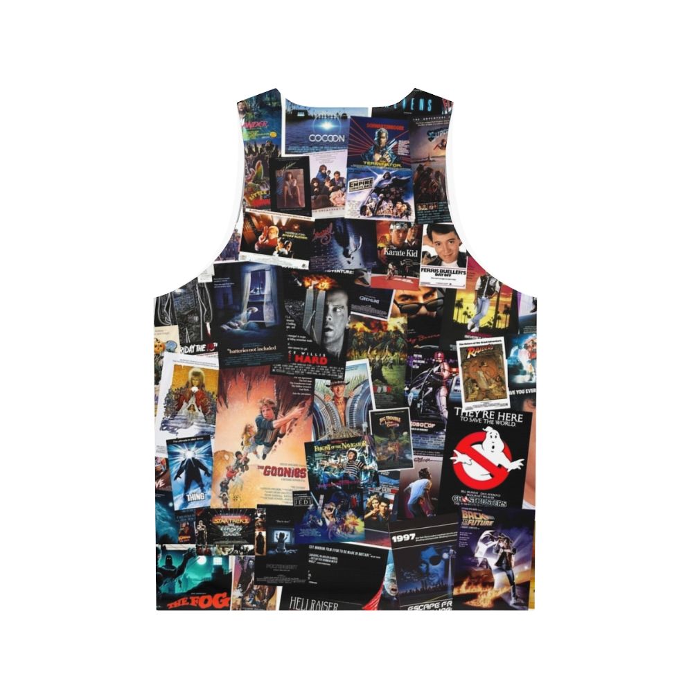 1980s movie posters unisex tank top - Back