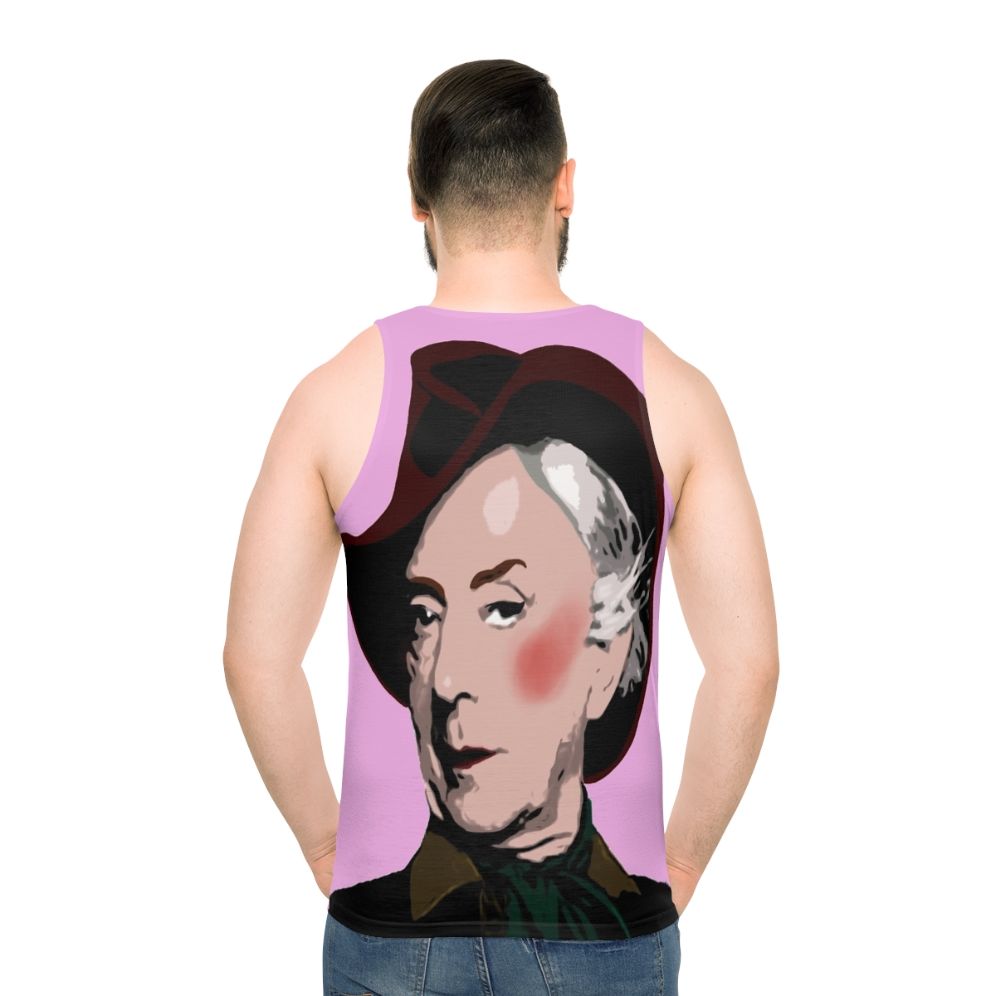 Quentin Crisp Icon LGBTQ Unisex Tank Top - men back