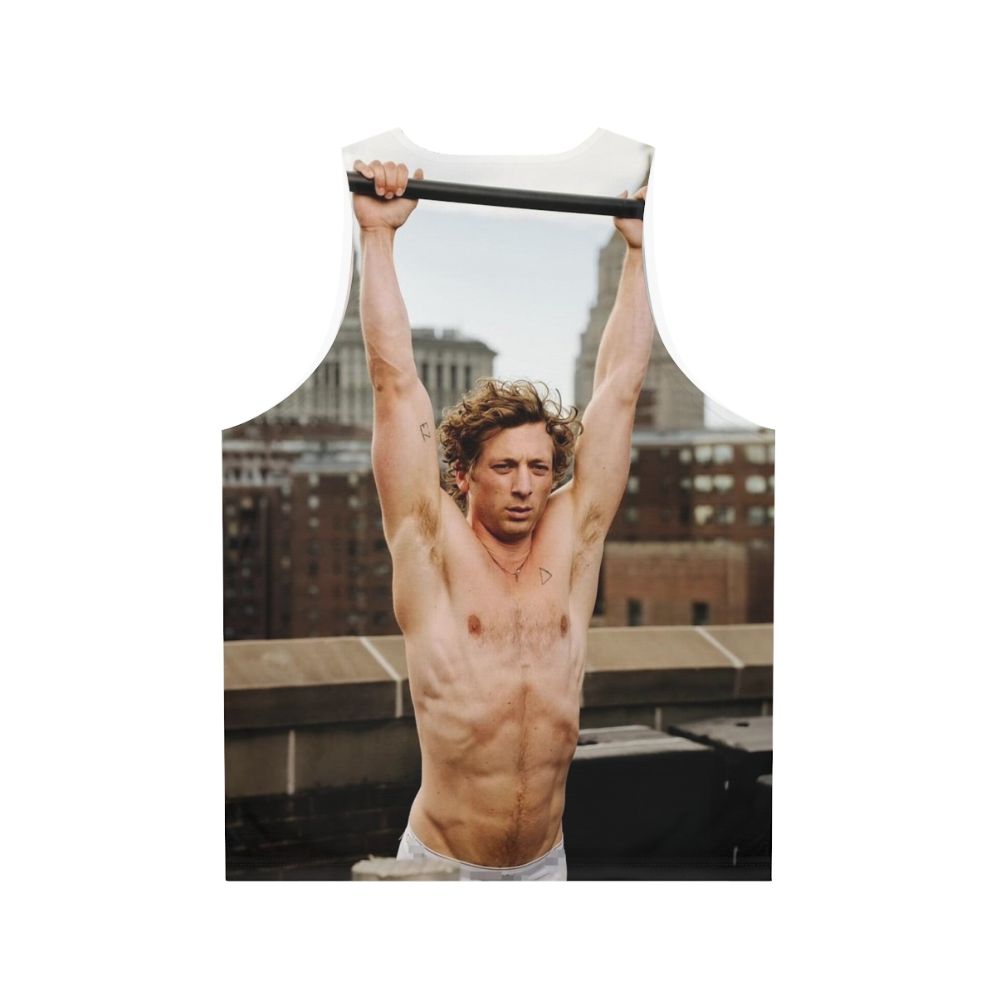 Jeremy Allen White Unisex Celebrity Tank Top - Back