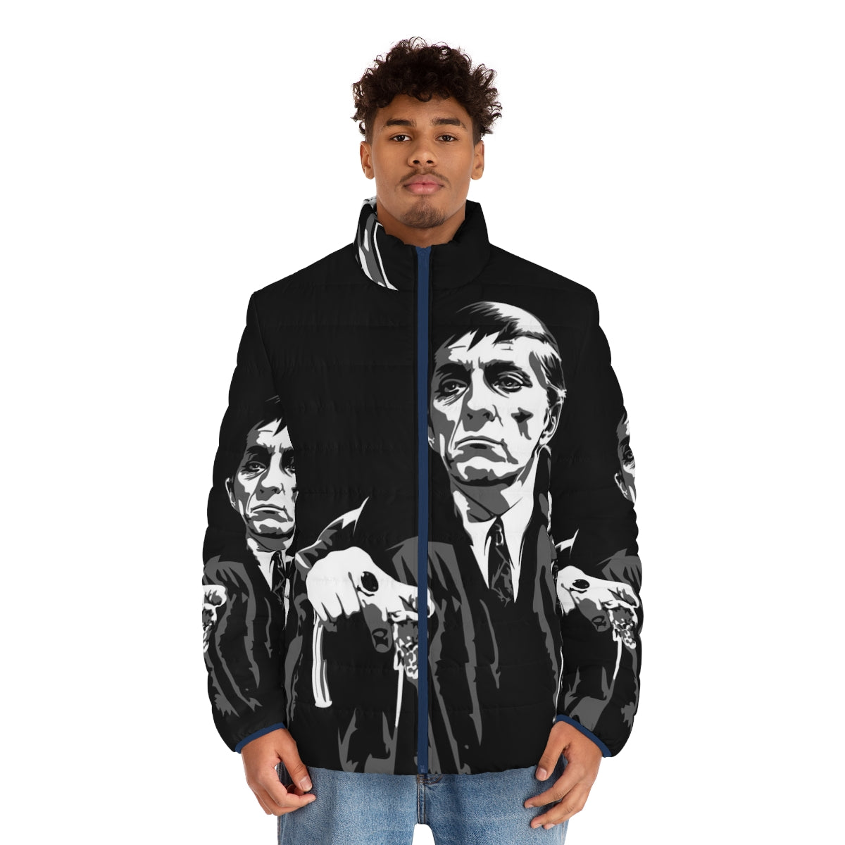 Barnabas Collins Dark Shadows Puffer Jacket - Gothic Vampire Apparel - men front