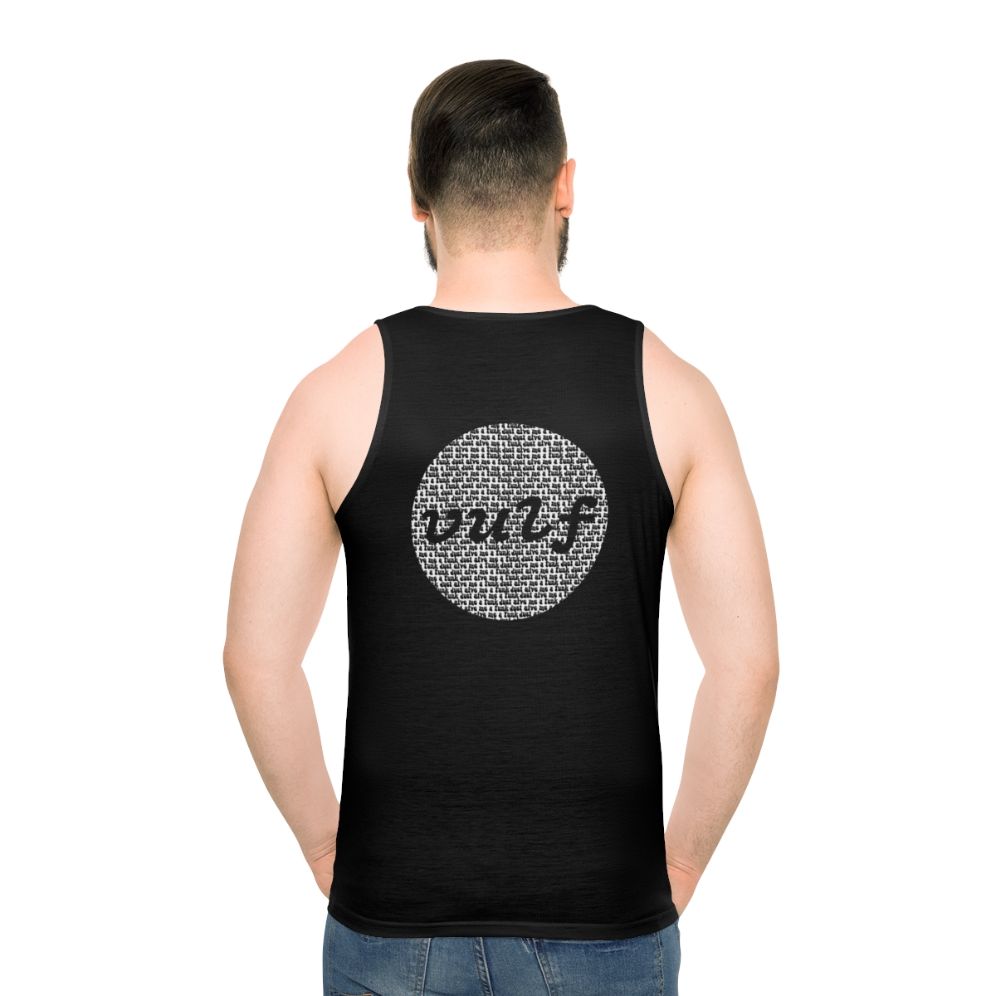 Vulfpeck Vulf Circle Unisex Music Tank Top - men back