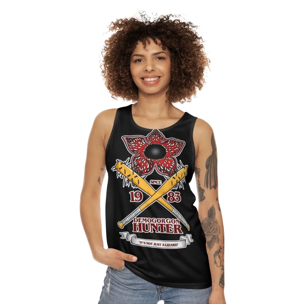 Stranger Things Demogorgon Hunter Unisex Tank Top - women