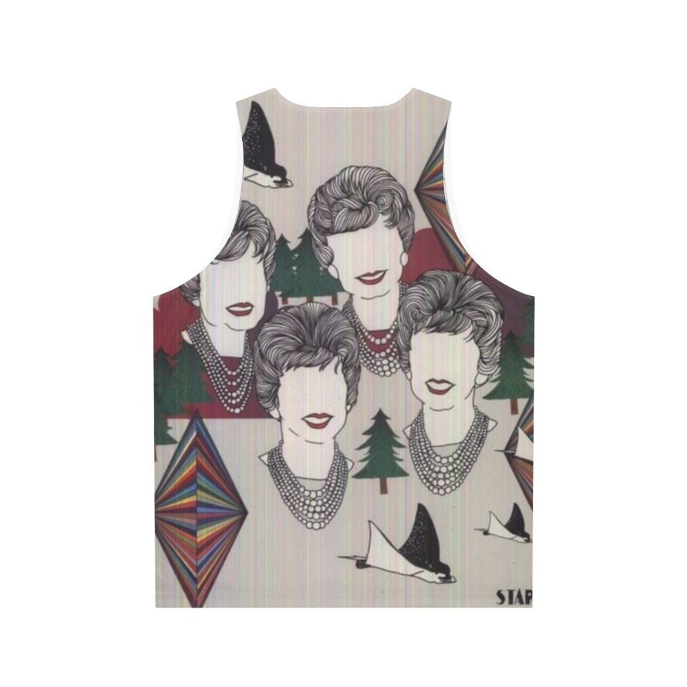 STRFKR unisex tank top with psychedelic album cover art - Back