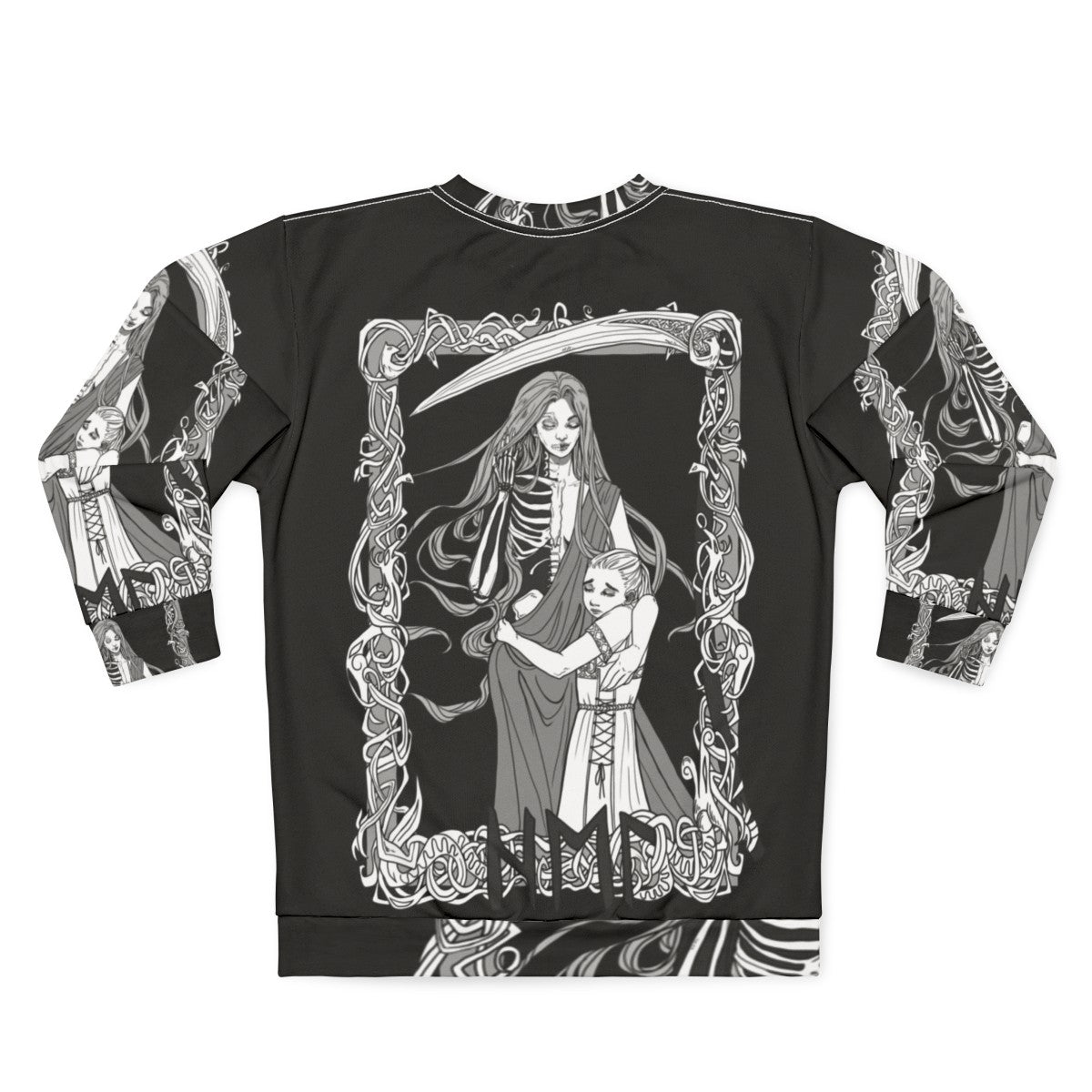 Hel Norse Mythology Pagan Odin Sweatshirt - Back