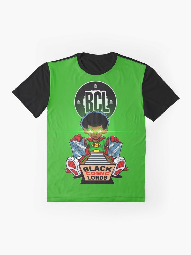 BCL Super Saiyan Edition Graphic T-Shirt featuring a dragon ball inspired design - Flat lay