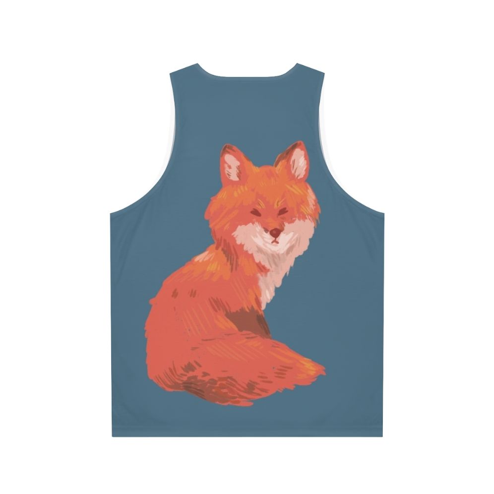 Unisex Red Fox Tank Top - Back