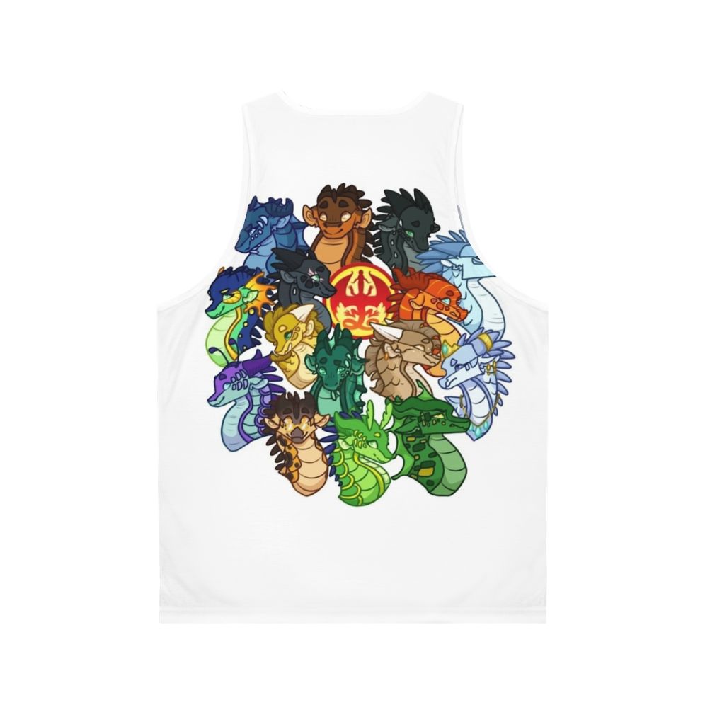 Wings of Fire Unisex Dragon Tank Top - Back