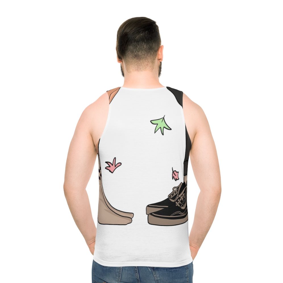 Heartstopper Nick and Charlie Unisex Tank Top - men back