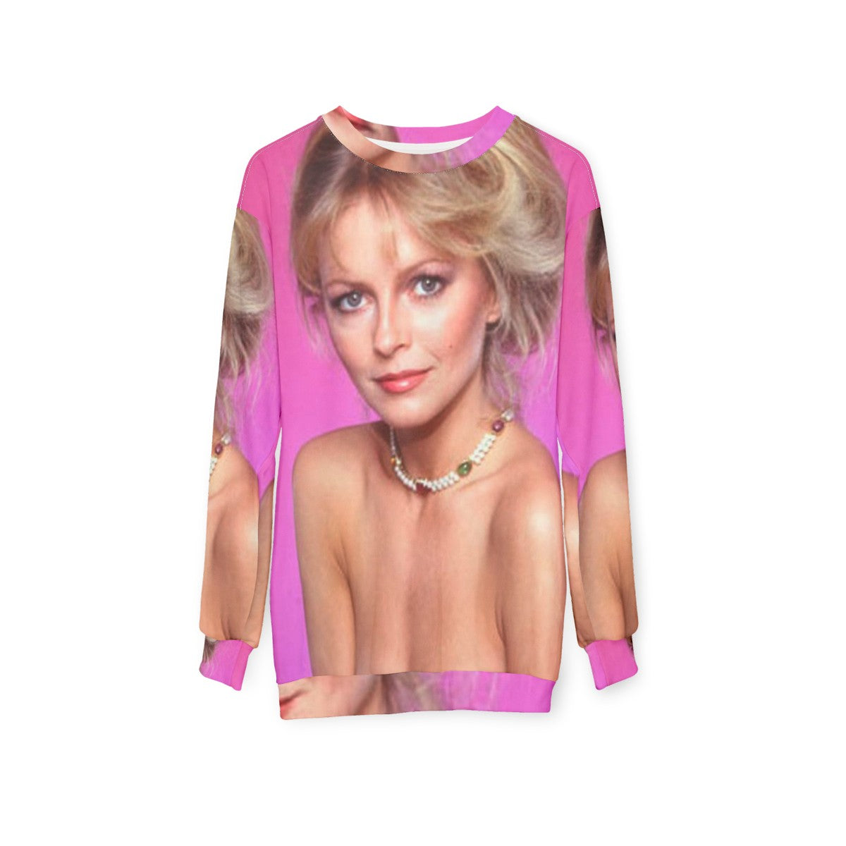 Cheryl Ladd vintage sweatshirt - hanging