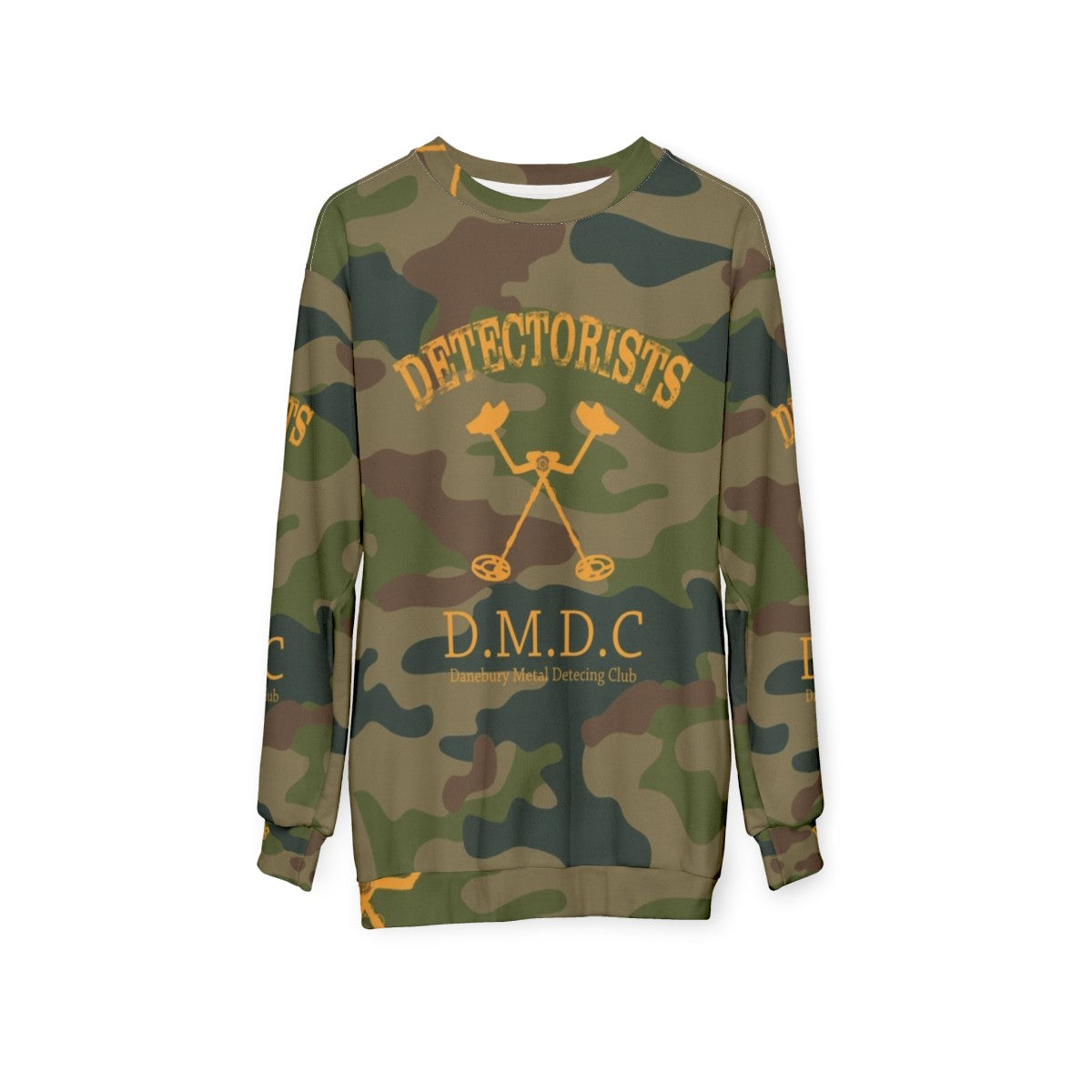 The Detectorists Camo by Eye Voodoo Sweatshirt - hanging