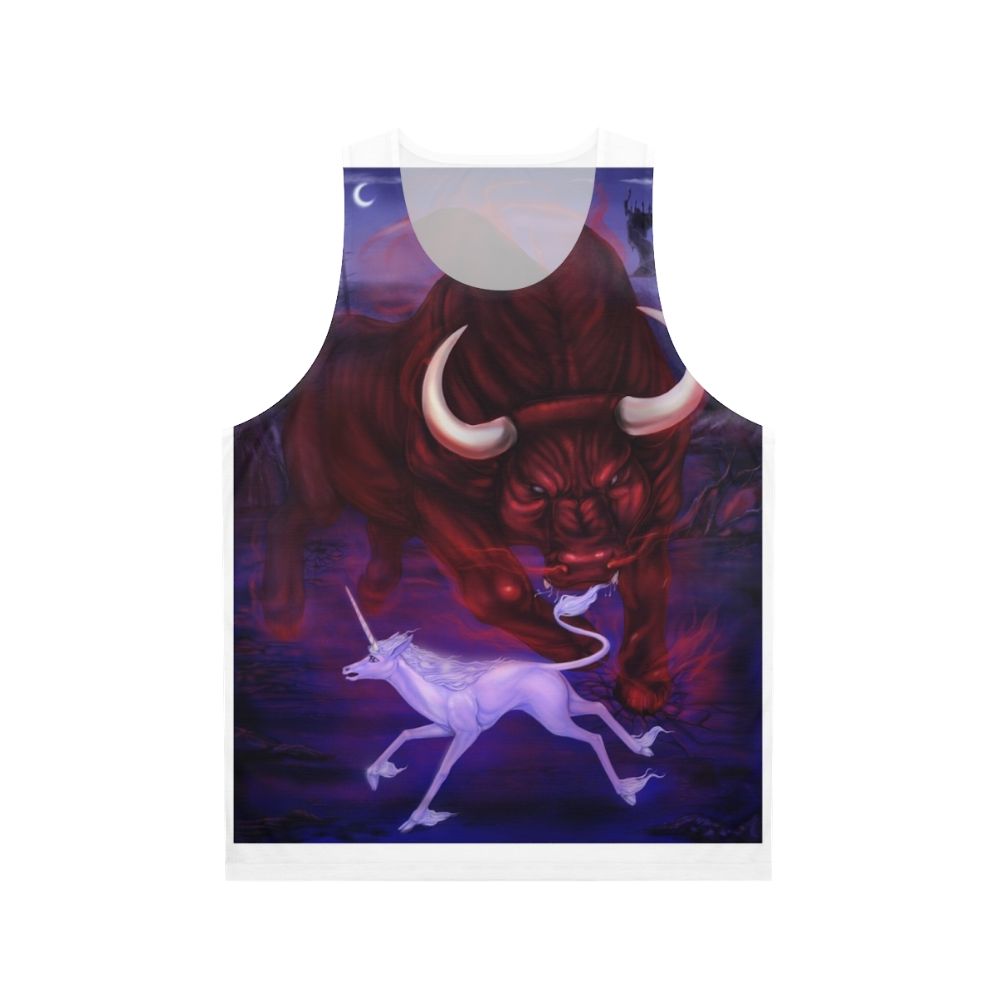 Unicorn and Bull Unisex Fantasy Tank Top