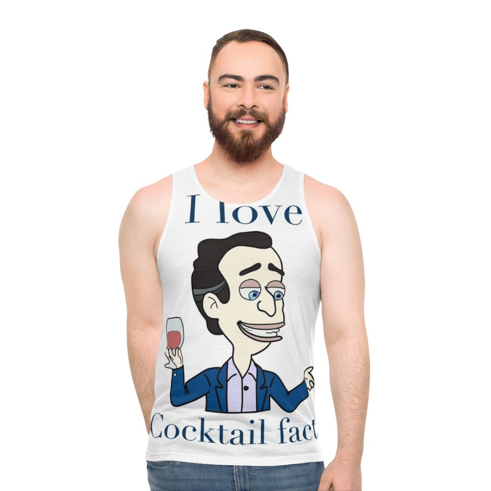 Big Mouth Cocktail Facts Unisex Netflix Tank Top - men