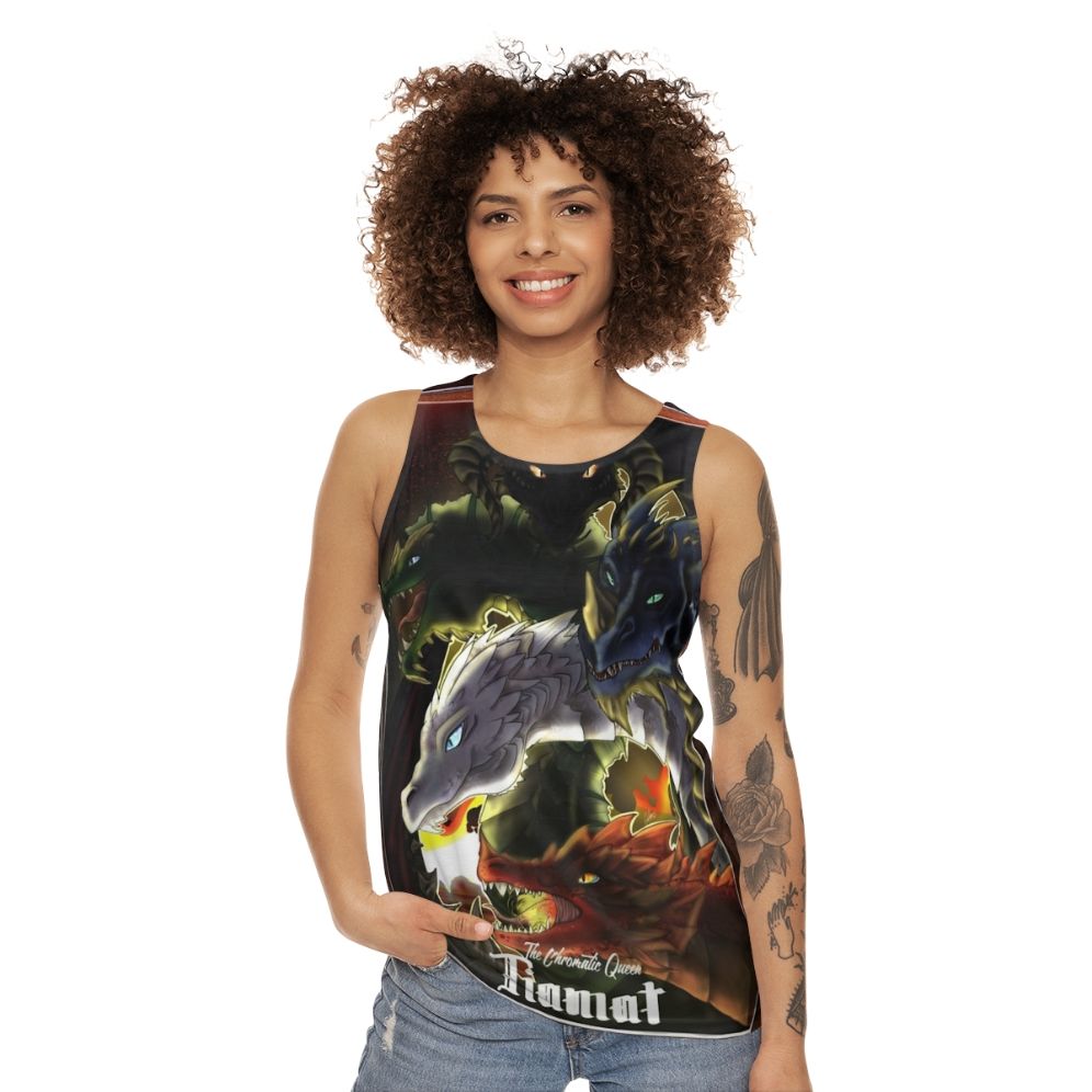 Tiamat the Chromatic Queen Unisex Tank Top - women