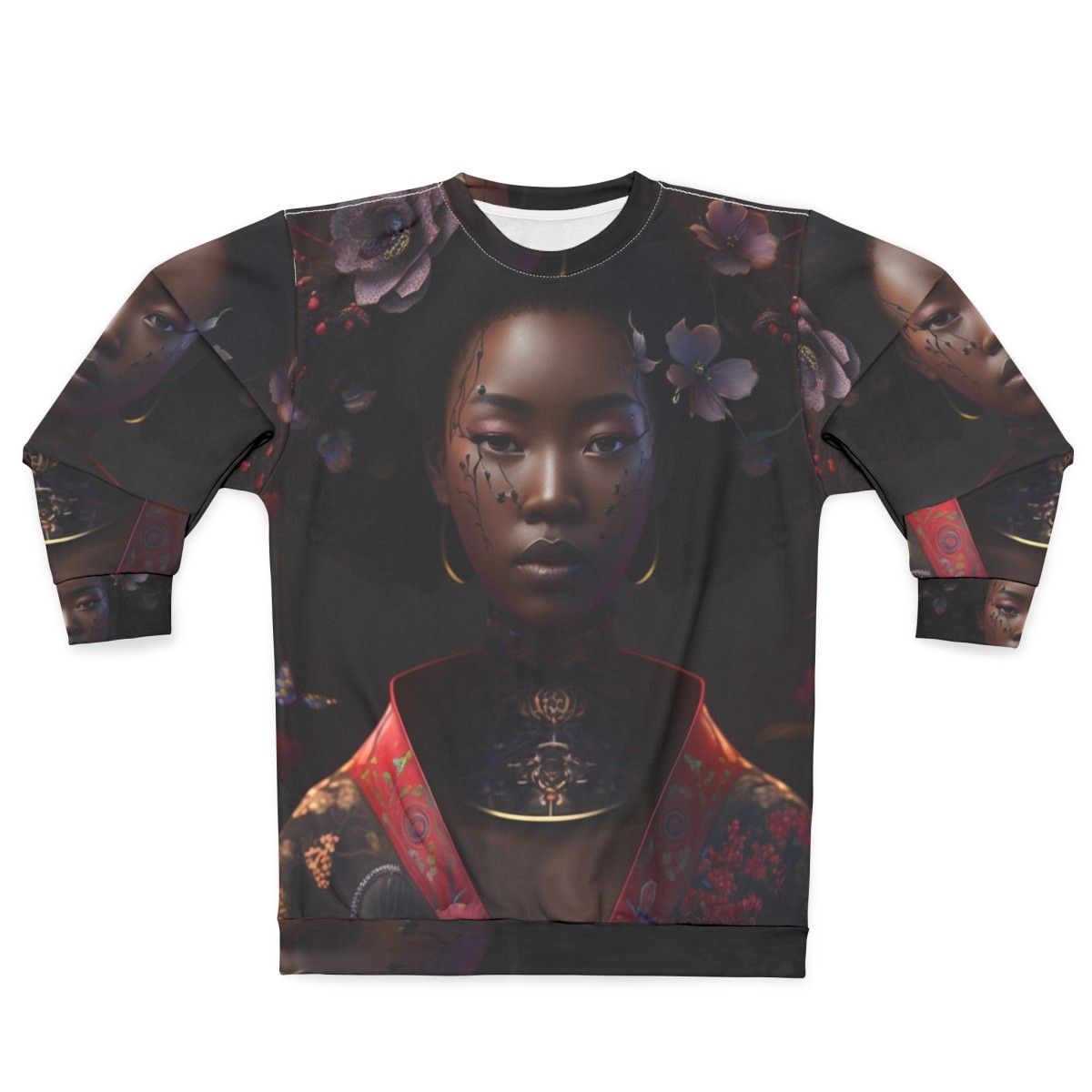 Empress of Hokkaido Japanese Geisha Sweatshirt