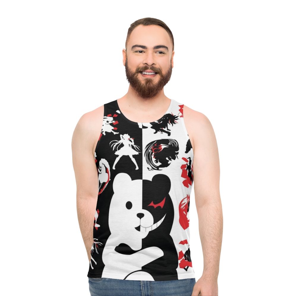 Monokuma Unisex Tank Top for Danganronpa Fans - men