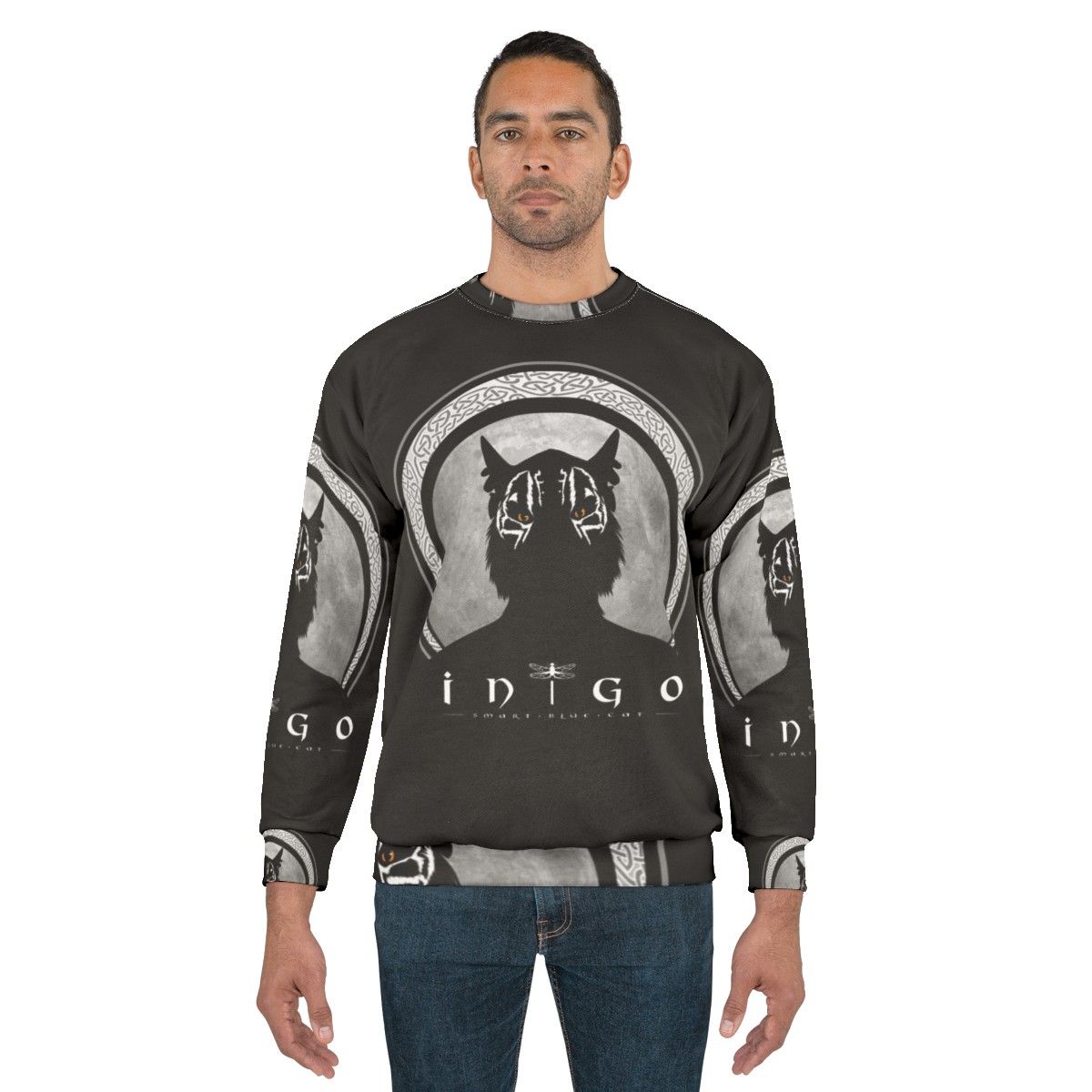 Inigo silhouetted sweatshirt for darker shades - men