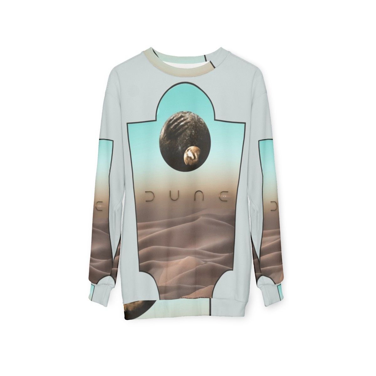 Dune 2020 movie fan art printed sweatshirt - hanging