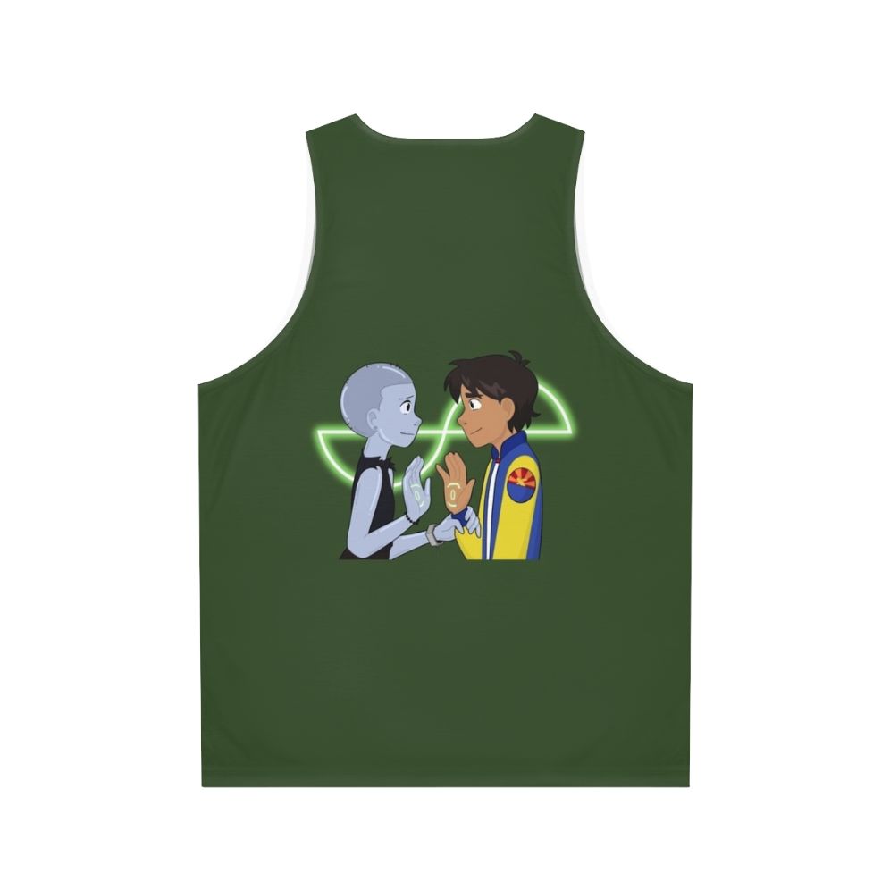 Infinity Train Unisex Cartoon Network Tank Top - Back