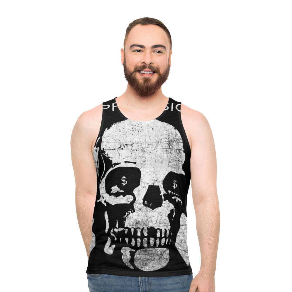 Unisex Depression Punk Rock Tank Top - men