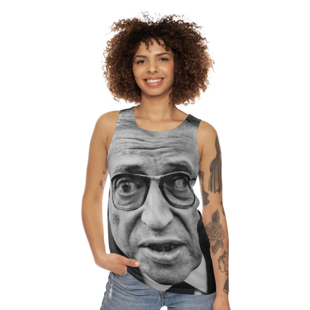 Jean Paul Sartre Unisex Tank Top - women