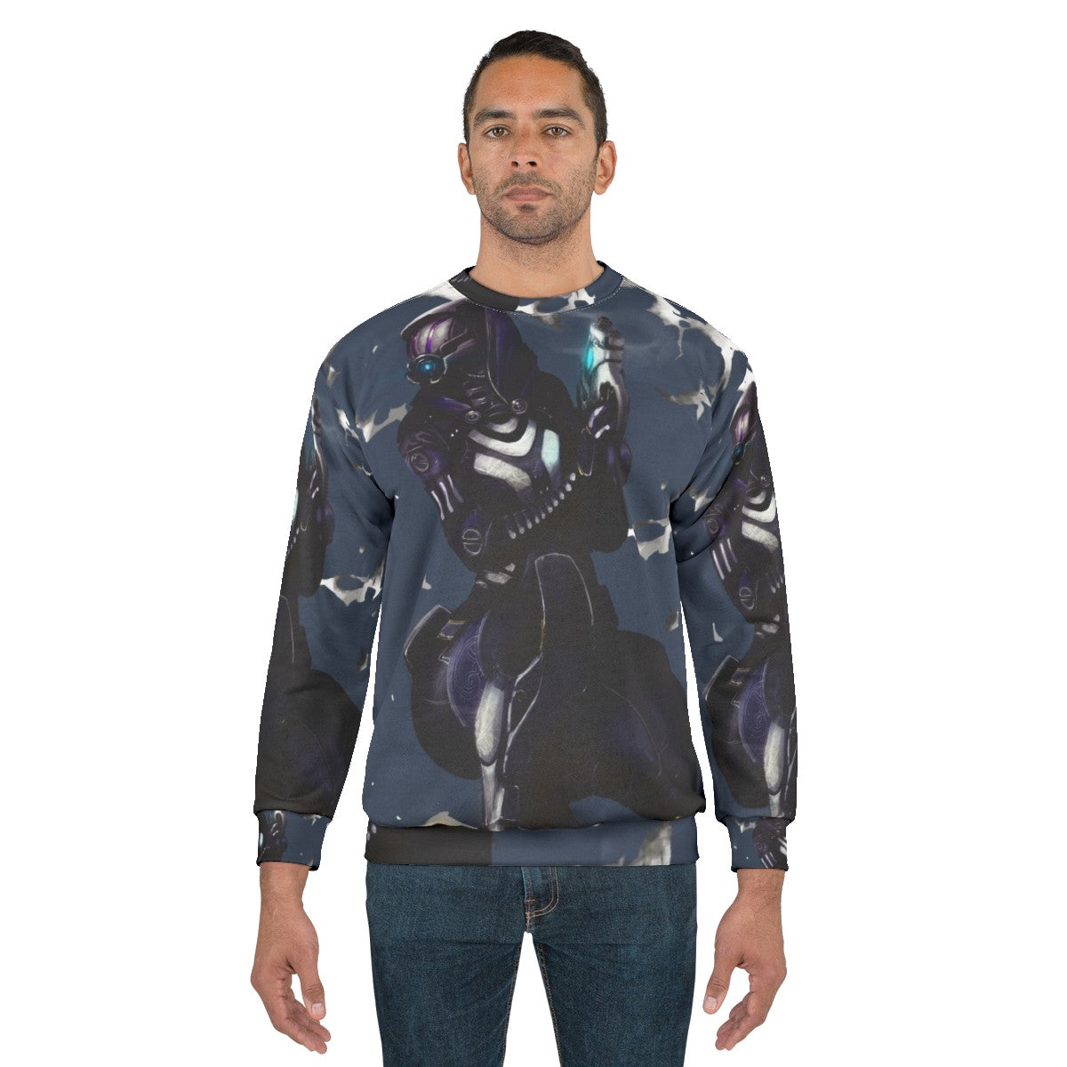 Tali Zorah Mass Effect Quarian Fanart Sweatshirt - men