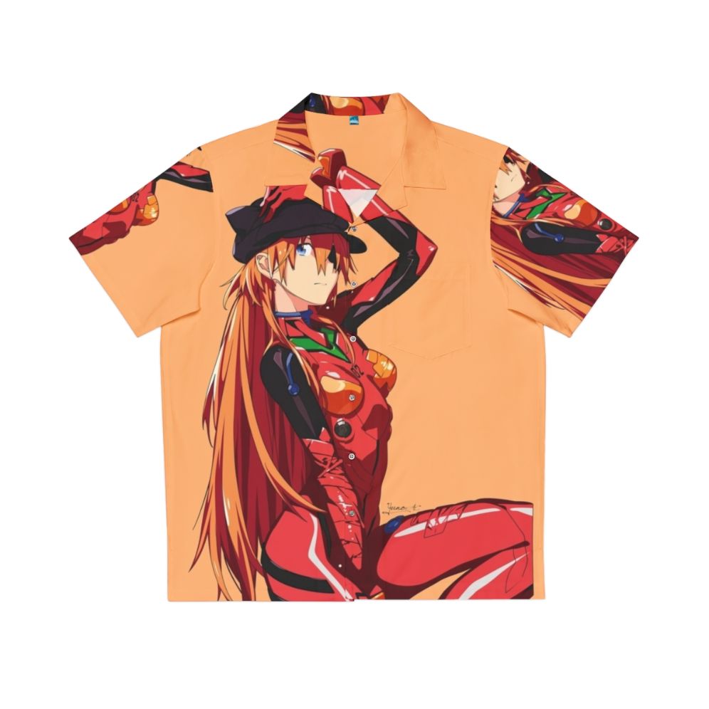 Asuka Japanese-Style Anime Inspired Hawaiian Shirt