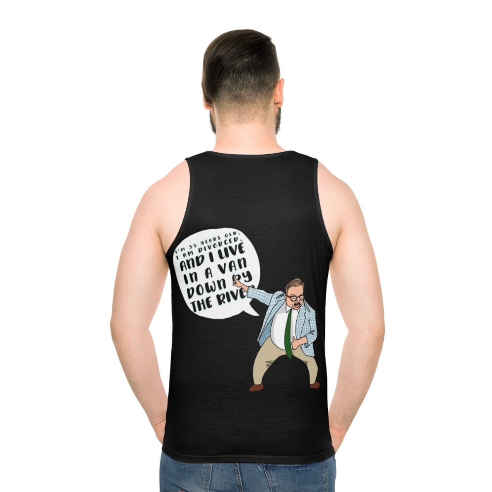 Chris Farley Unisex Comedy Tank Top - men back