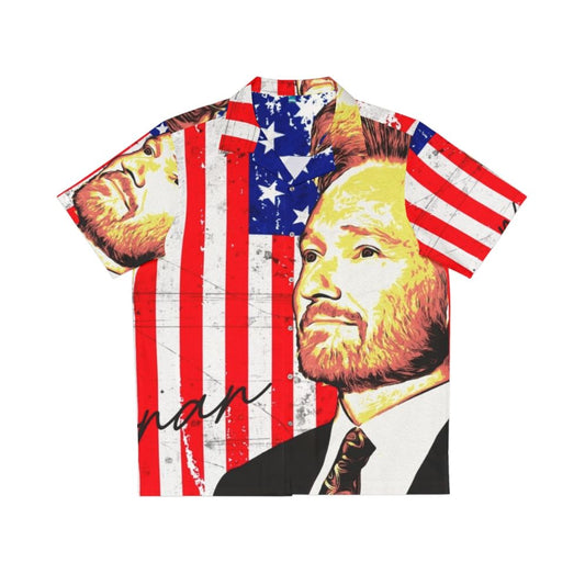 Conan O'Brien American Flag Hawaiian Shirt