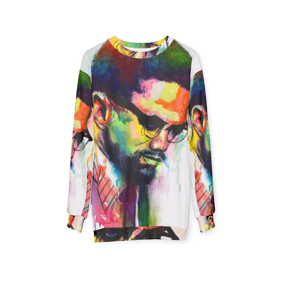 Malcolm X Civil Rights Activist Sweatshirt - hanging