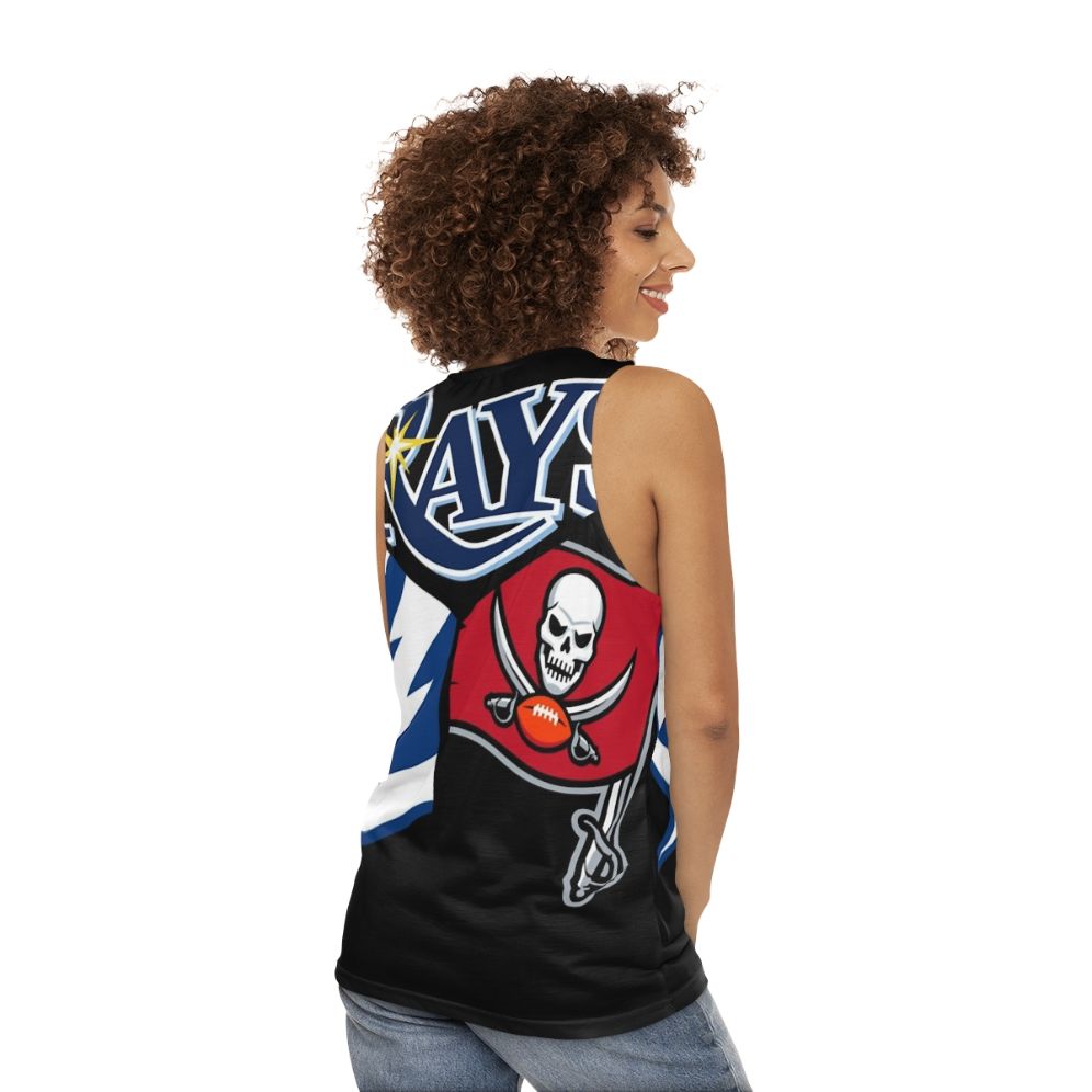 Triquad Essential Tampa Bay Sports Teams Unisex Tank Top - women back