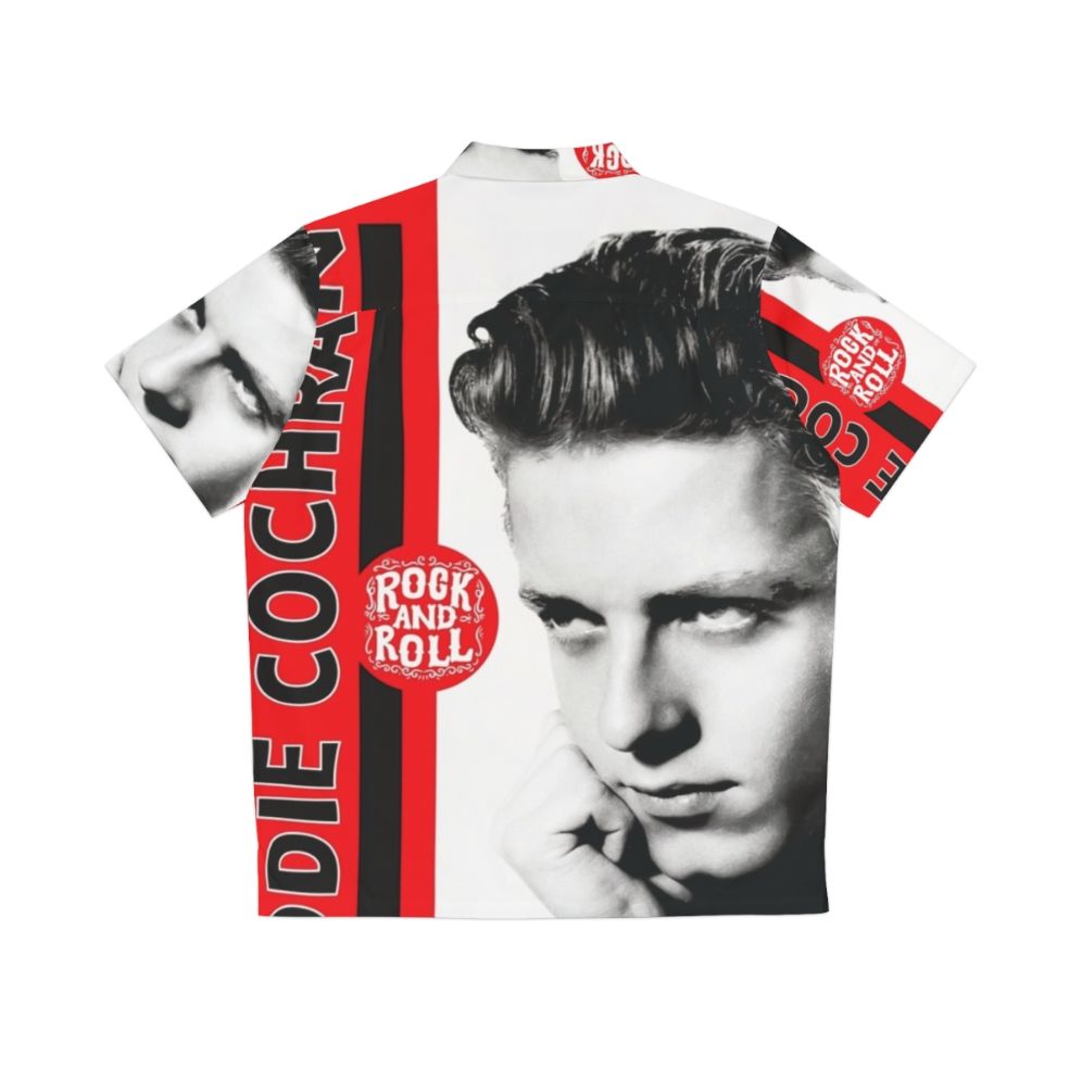 Retro Eddie Cochran Hawaiian Shirt - Back