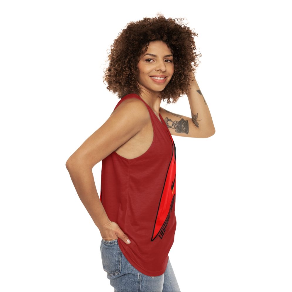 Star Trek Lieutenant Uhura Unisex Tank Top - women side