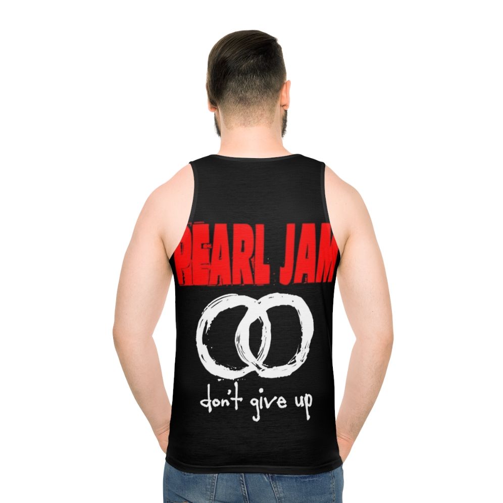 Pearl Jam Unisex Grunge Rock Tank Top - men back