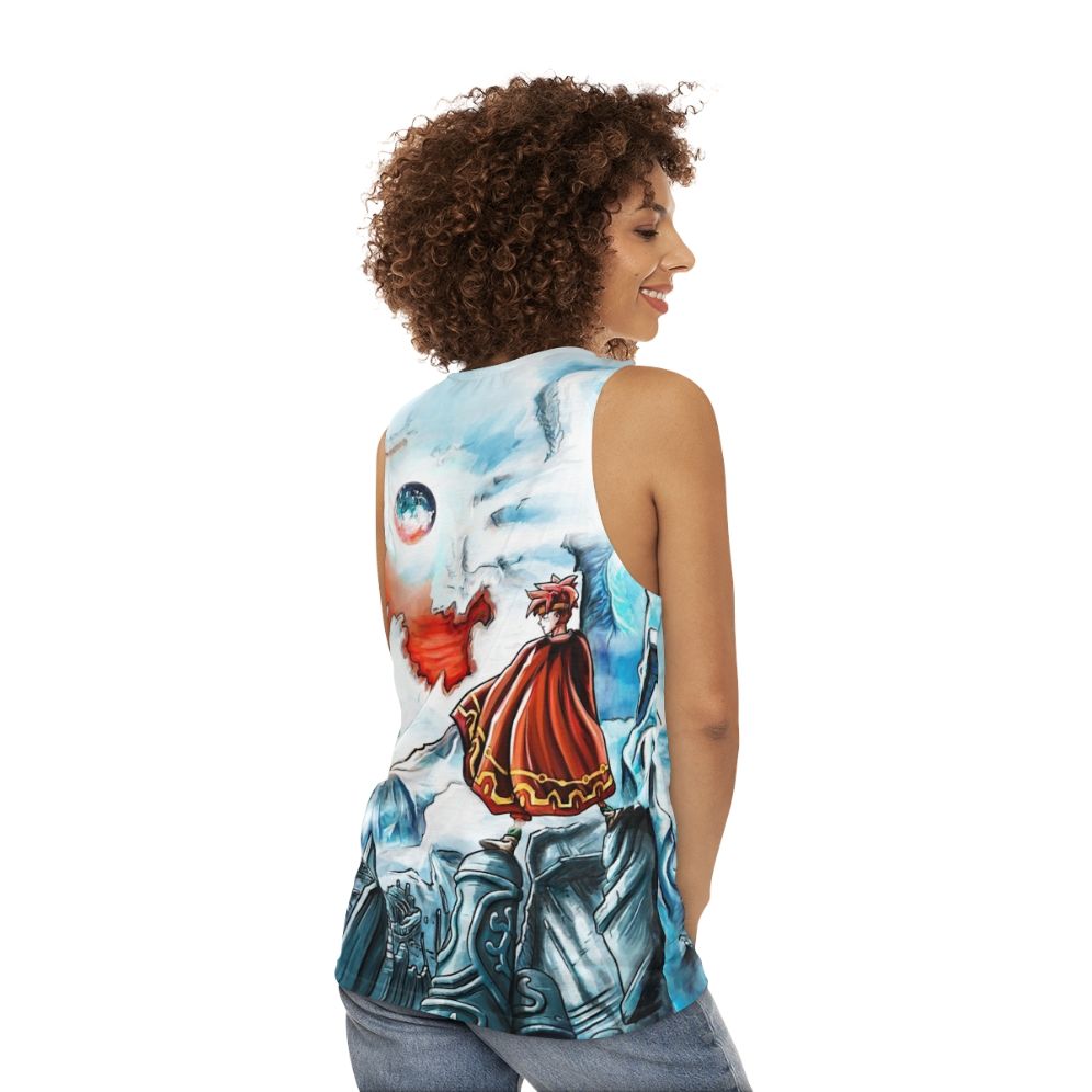 Terranigma SNES RPG Unisex Tank Top - women back