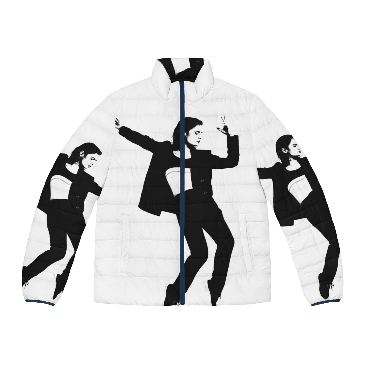 Christine and the Queens wearing a stylish puffer jacket