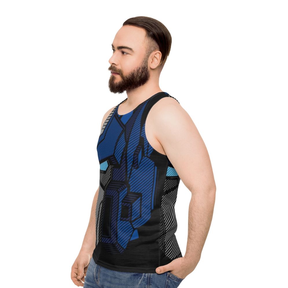 Vintage Transformer Optimus Prime Tank Top - men side