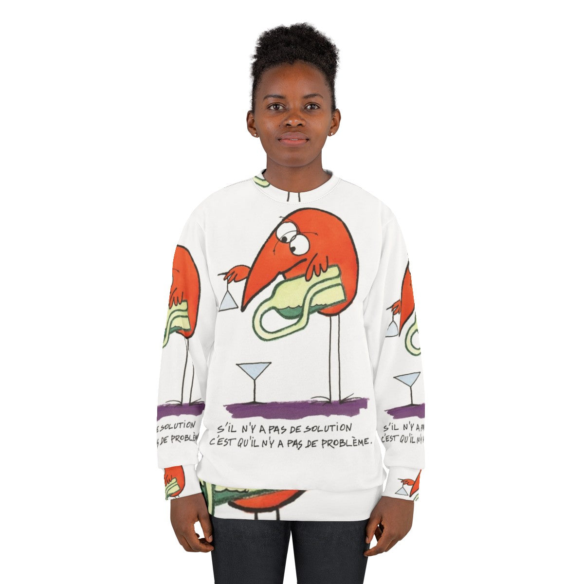 Shadok graphic sweatshirt - women