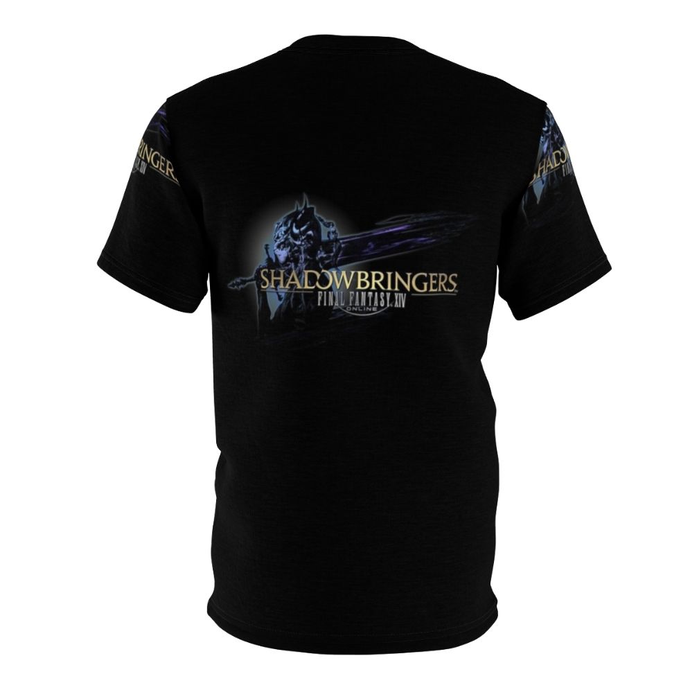 Artistic FFXIV Shadowbringers Logo T-Shirt Design - Back