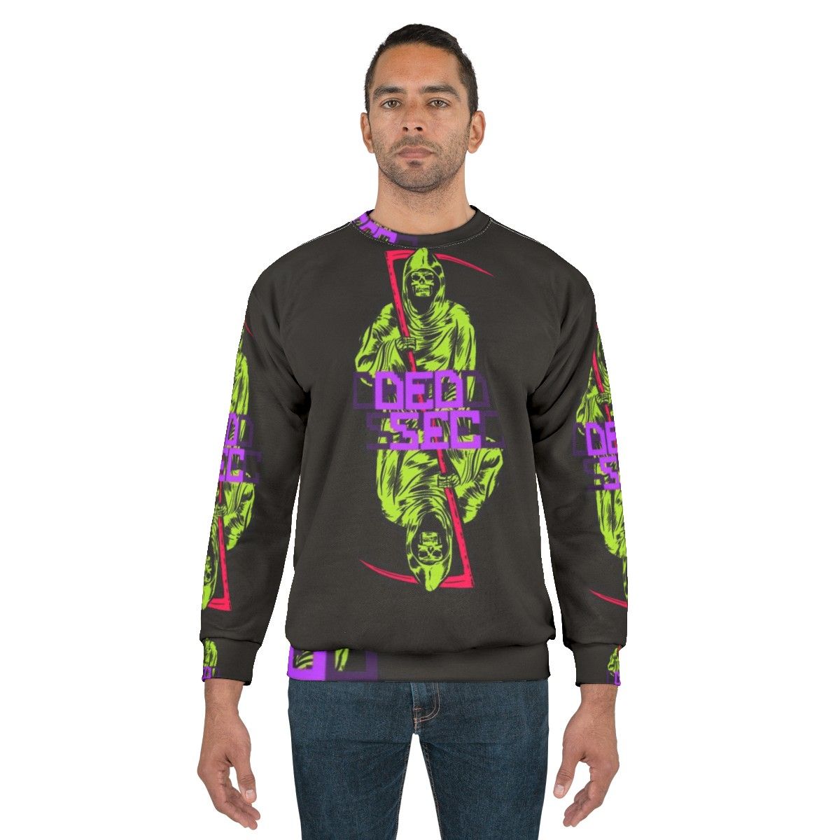 Dedsec Reaper Logo Green Sweatshirt - men