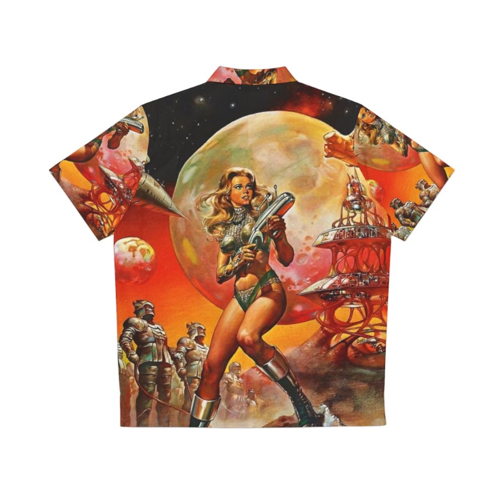 Barbarella Queen Of The Galaxy Hawaiian Shirt 2 - Sci-Fi Movie Inspired Colorful Shirt - Back