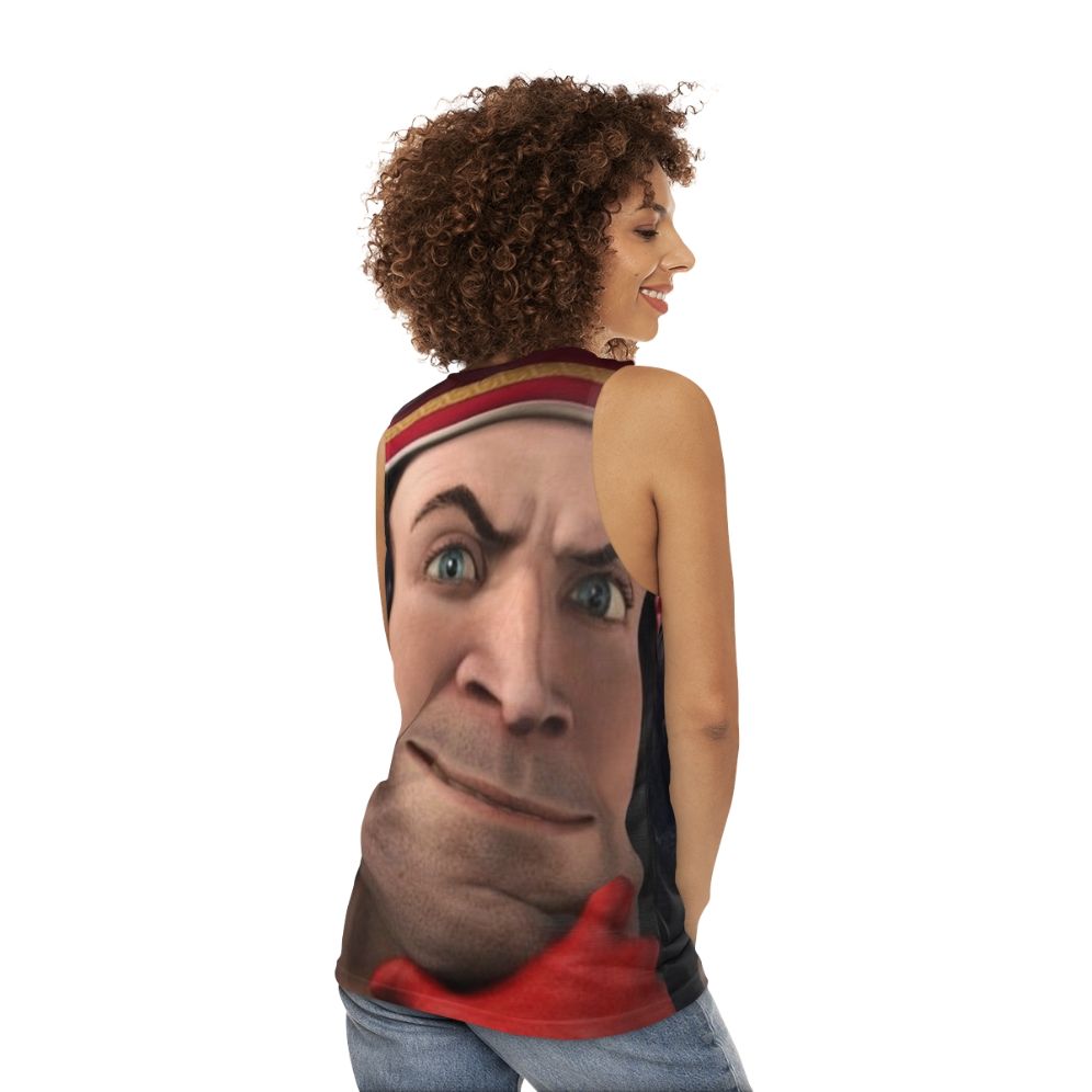 Lord Farquaad Unisex Tank Top - women back