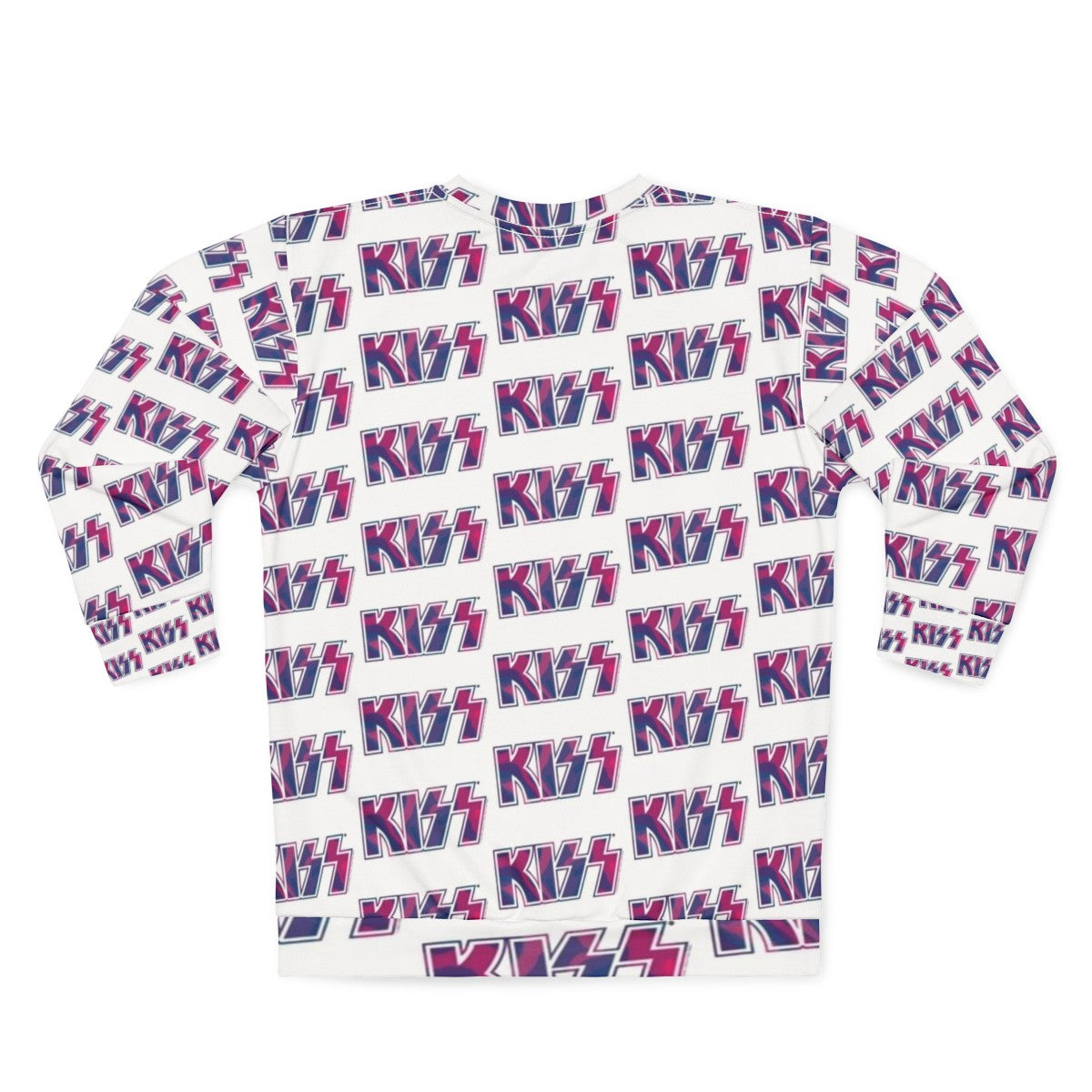 Kiss The Band Tie Dye Logo Sweatshirt - Back