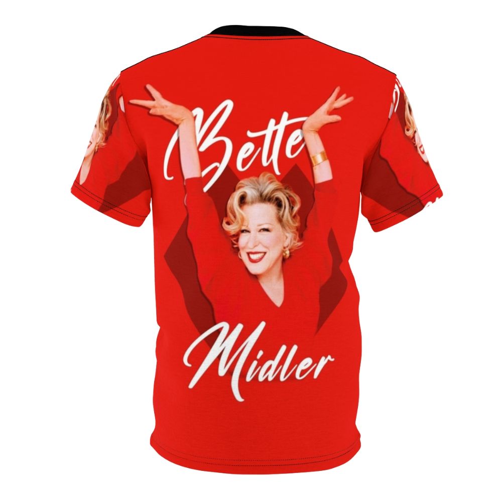 Bette Midler inspired AOP T-shirt featuring the iconic singer and actress - Back