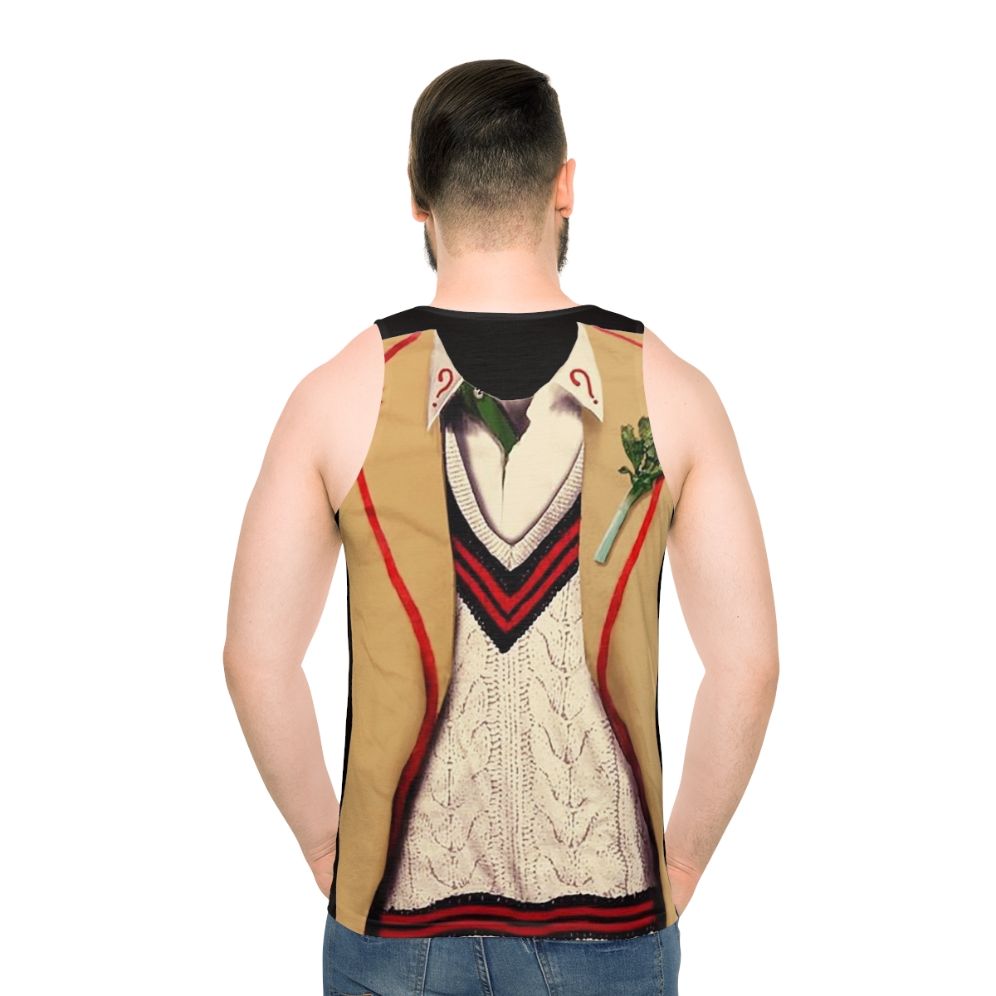 5th Doctor Who Peter Davison Unisex Tank Top - men back