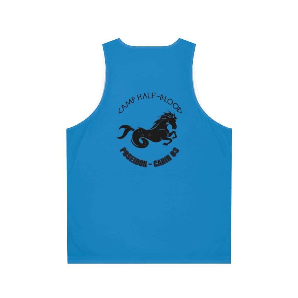 Poseidon Unisex Greek Mythology Tank Top - Back