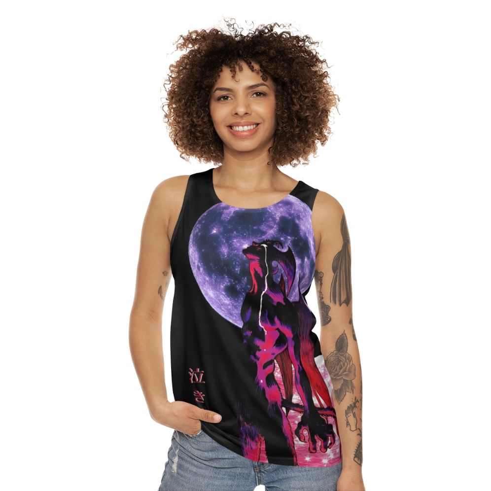 Akira Devilman Crybaby Unisex 90s Aesthetic Glitter Tank Top - women