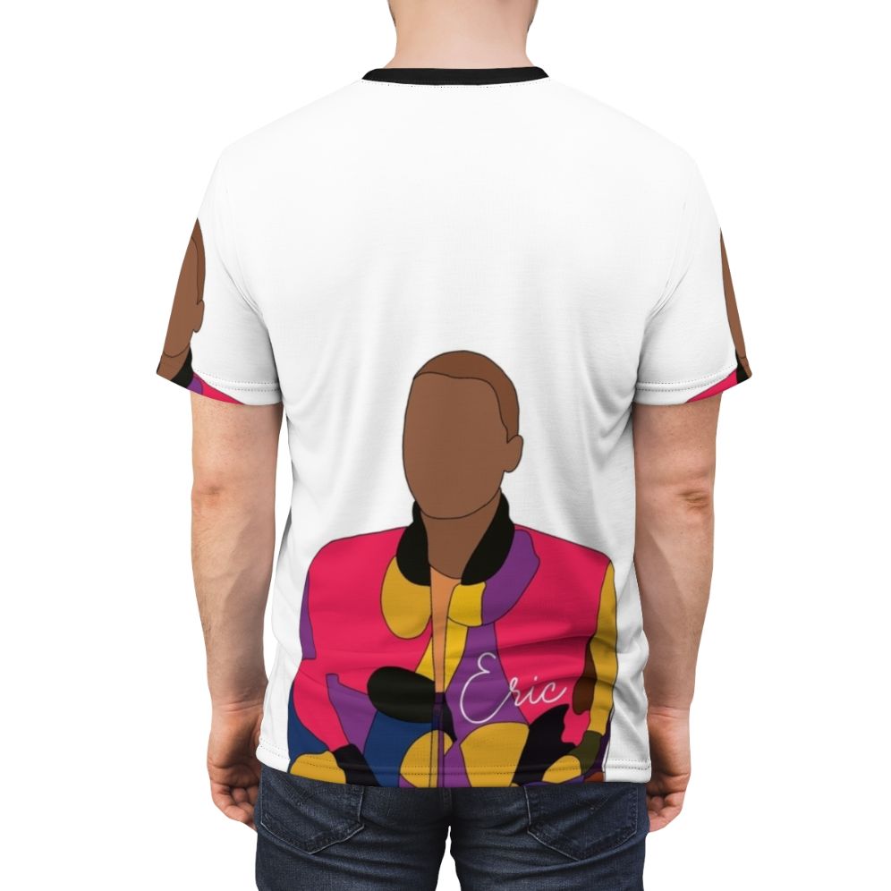 Vibrant AOP T-Shirt Featuring Eric from the Hit Netflix Series 'Sex Education' - men back